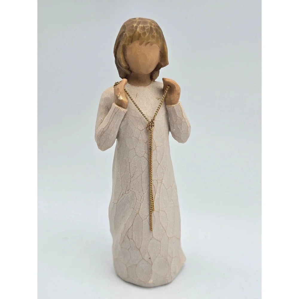 Willow Tree Truly Golden Figurine Susan Lordi Demdaco 2008 No Box Repaired Hand
